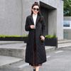 Lightweight Full-length Cotton Coat for Women In Winter, Youthful and Slim-fitting Mid-length Cotton Coat