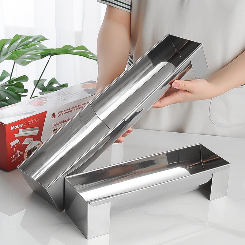 Регулируемая полукруглая форма из нержавеющей стали для муссовых тортов и хлеба