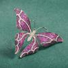 New Autumn Retro Style Fashionable Design Butterfly Brooch Set Inlaid Zircon Coat Elegant Accessories Brooch
