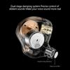 Wide Band Dynamic Driver In Ear Cord Headphones With Replaceable Cable For Audiophiles