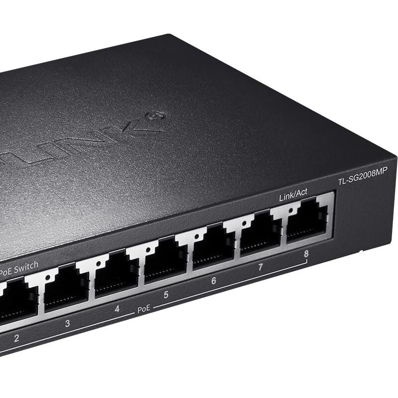 TP-Link TL-SG2008MP 8-Port Gigabit Cloud Managed PoE+ Switch