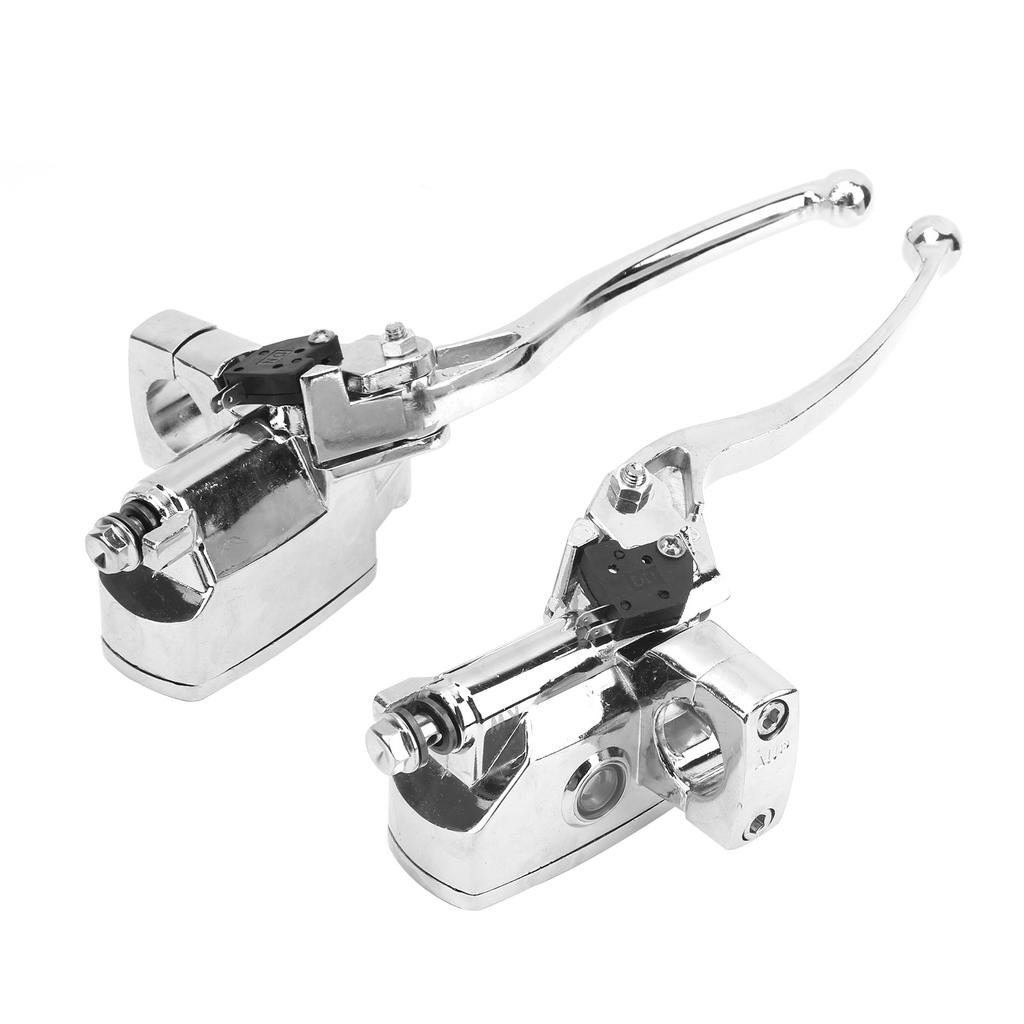 Пара гидравлических тормозных главных цилиндров рычаг сцепления алюминиевый сплав универсальный для 1-дюймового руля мотоцикла