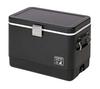 CAPTAIN STAG Cooler Box Steel Foam Cooler Capacity 25L Drain Stopper and Shoulder Belt Included CS Black Label UE-81