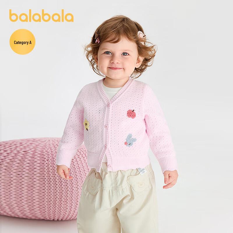 Модный вязаный кардиган для девочек Balabala