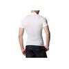 Under Armour Solid Logo High Neck Slim Fit Compression Short Sleeve T-Shirt Men Tops White 1358642-100