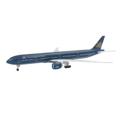Масштаб 1/400 Самолет B777 Металлический 20 см Vietnam Airways Модель Самолета из Сплава с Колесами и Подставкой Игрушечная Модель Миниатюрный Самолет Подарок