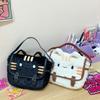 Girl Cute Kitten Cartoon Messenger Bag Season High Value Girl Foreign Style Plush Small Square Bag