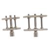 2pcs Steel Professional Watch Movement Holder Base Watch Repairing Tool for Watchmakers