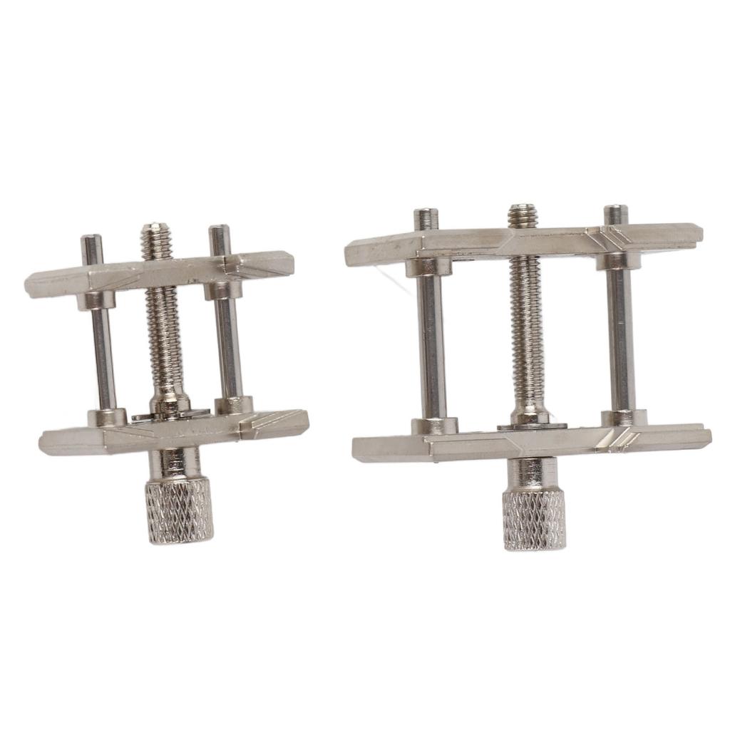 2pcs Steel Professional Watch Movement Holder Base Watch Repairing Tool for Watchmakers