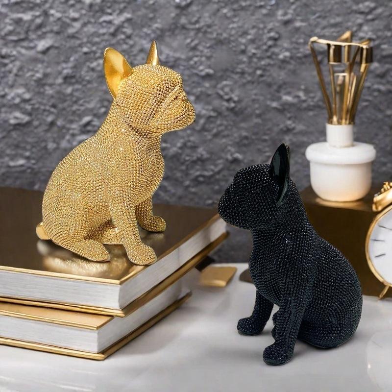 Современные скандинавские украшения для сидящих собак, роскошная модель гостиной, комната, новое креативное украшение для дома, украшение