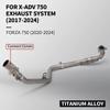 Titanium Alloy Exhaust Pipe for X-ADV 750