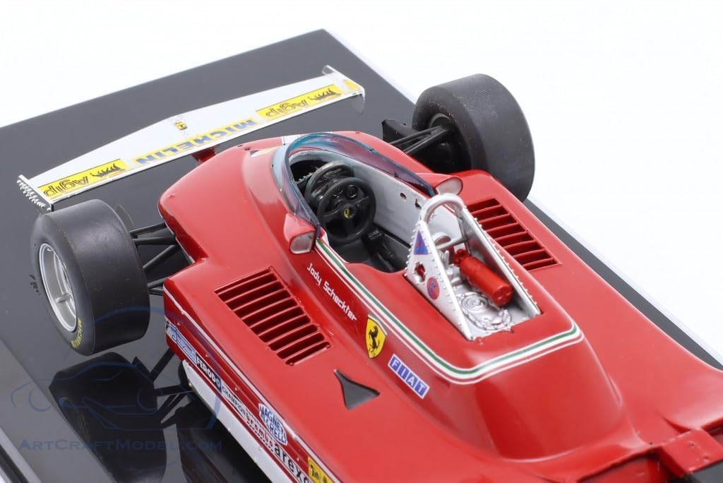 F1 Джоди Шектер Миниатюрная модель Ferrari 312T4 ДЖОДИ ШЕКТЕР Чемпион мира 1979 Блистерная упаковка Товар 1/24 [Б/У]
