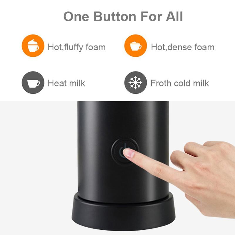 Автоматический электрический вспениватель молока Бытовой для горячего и холодного латте, капучино, кофе, машина для приготовления молочной пены