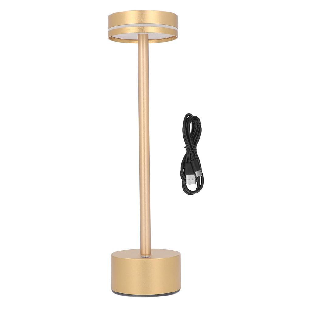 Cordless Table Lamp 3 Color Dimming Rechargeable LED Desk Lamp with Touch Control for Home Bedroom