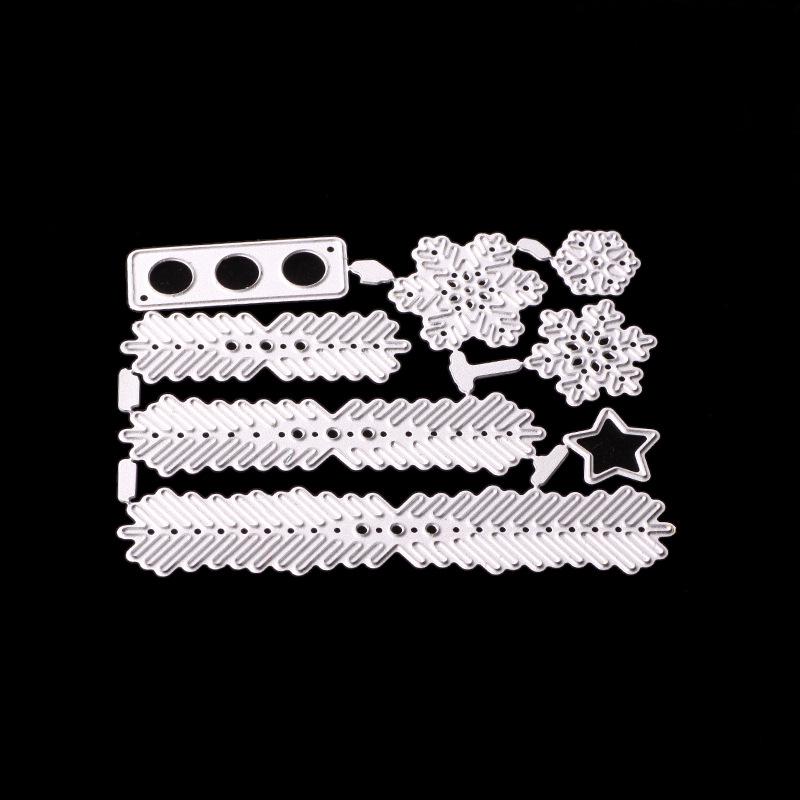 1/2/3/4/6/10/12 шт бабочки цветы листья прямоугольник рамка тиснение штампы трафарет DIY скрапбукинг альбом карты бумажный декор металлическое ремесло