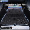 Коврик в багажник BYD Song PRO 2024 TPE - Коврик в задний отсек для аксессуаров интерьера