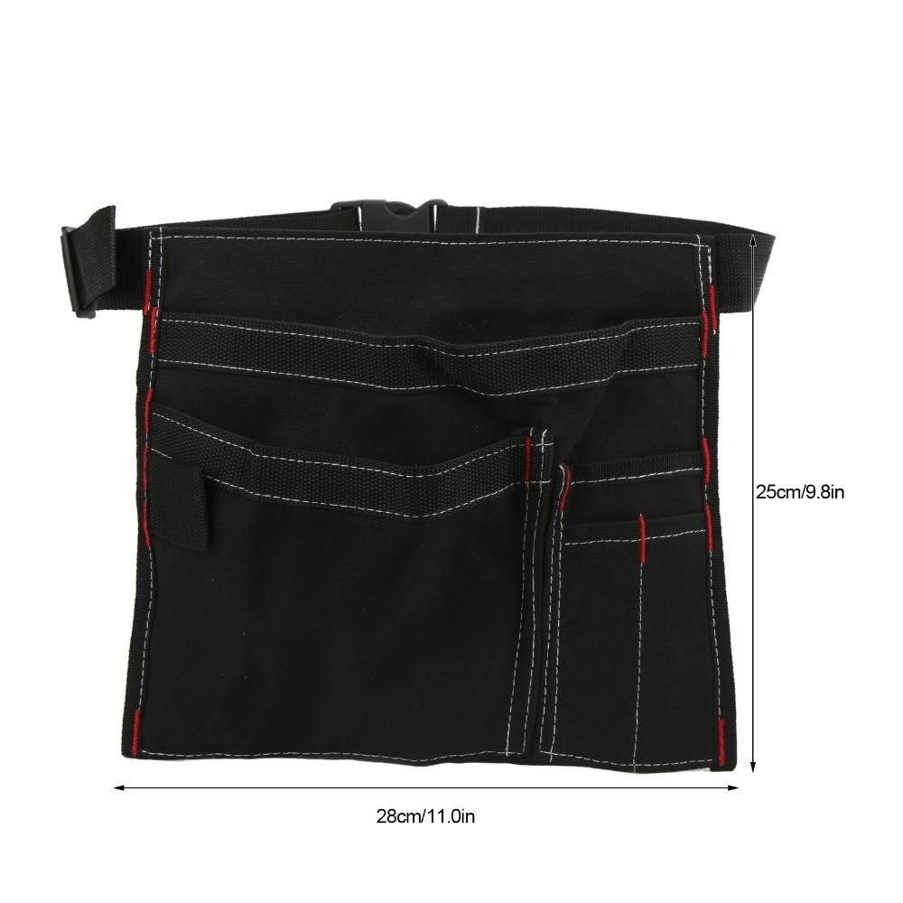 Adjustable Belt Tool Belt Bag 5-Pocket Storage Bag Durable Utility Belt Bag Gardening Work