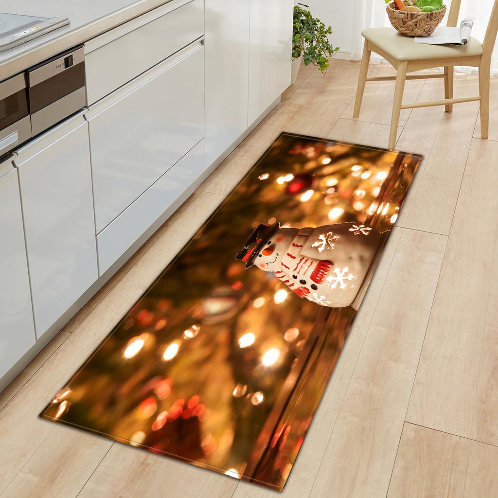 Christmas Kitchen Sand Carpet Doormat Long Floor Mat