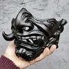 1pc Ghost Face Demon Dark Samurai Dark Shadow General Resin Mask Prajna Mask Men's and Women's Half Face Party Mask Masquerade Ghost Face Cheek