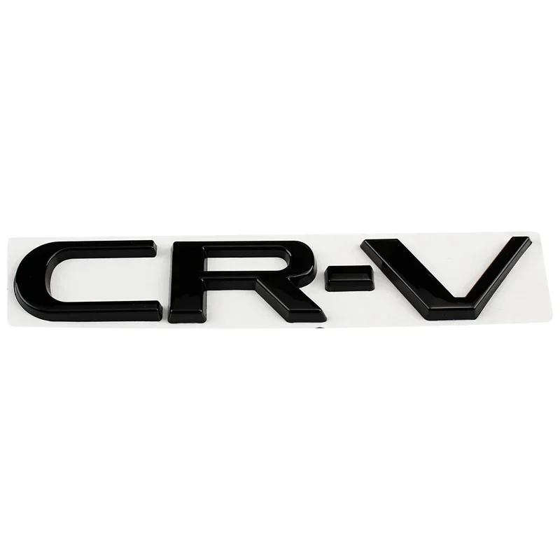 15.4cm Metal 3D Car Stickers Side Fender Badge Styling for Honda CRV Logo 2023 2024 Rear Trunk Emblem Decal Exterior Accessories ajl256