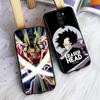 Черный чехол для Xiaomi Poco X6 X4 M5 M6 F5 F6 C65 C55 C50 C51 C40 Pro Redmi 14C A3X 13C 12C 11T 10A 9C Note 7 6 8A Plus W-54 Anime Hero Academia