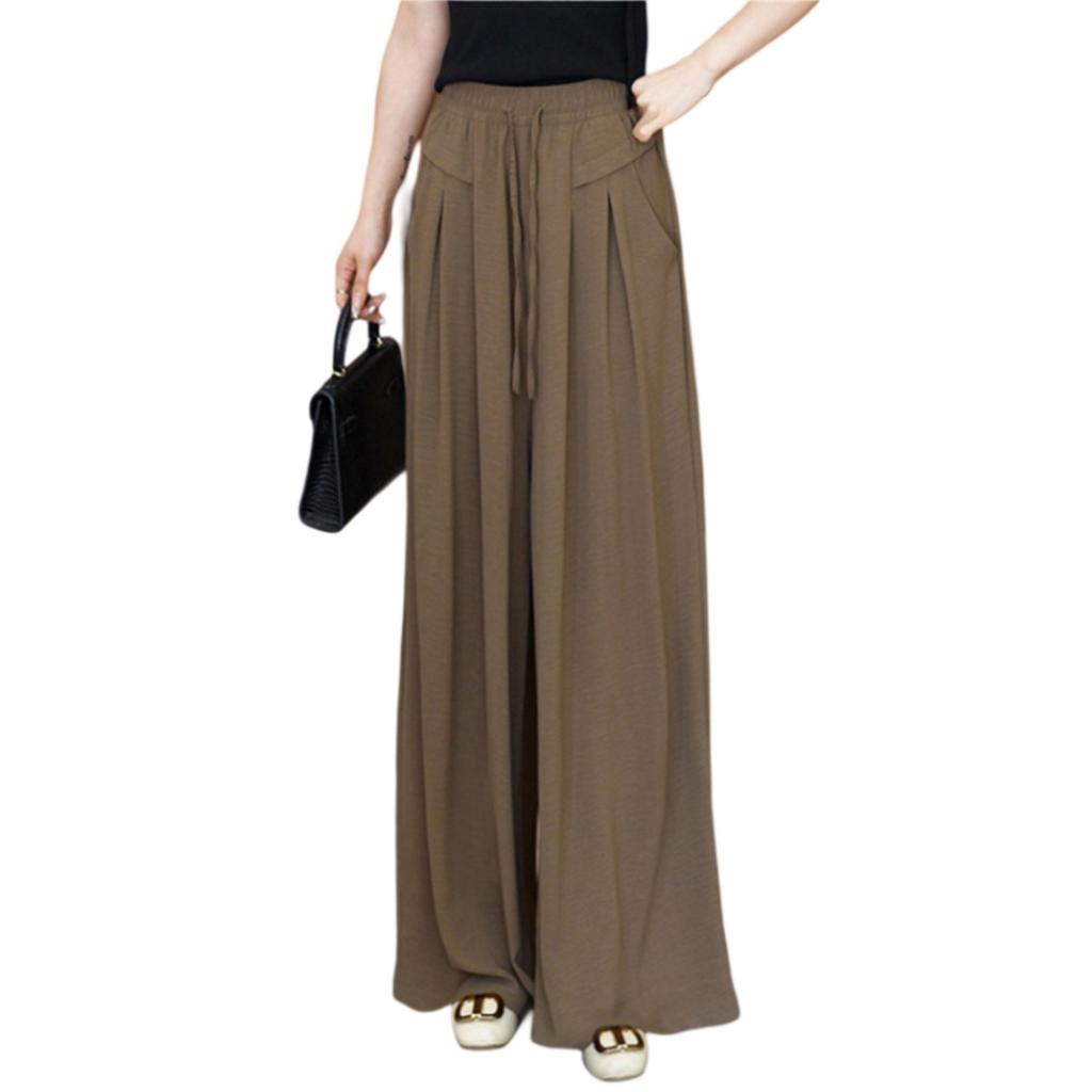 Модные комбинезоны с завязками и эластичной резинкой на талии, повседневные брюки, походные брюки