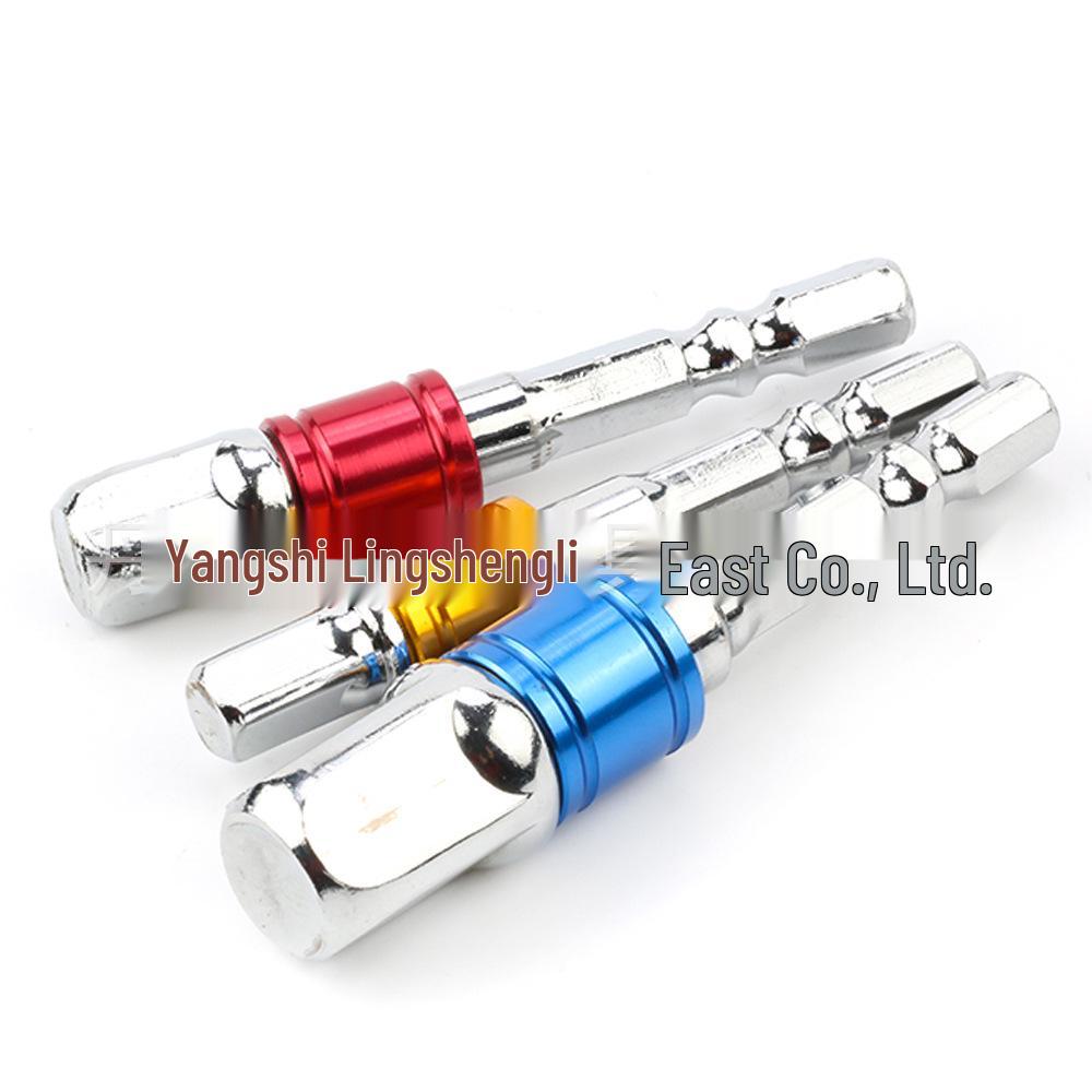 Набор из 3 предметов адаптеров для ударного гайковерта с шестигранным хвостовиком (1/2", 3/8", 1/4") для электрической отвертки