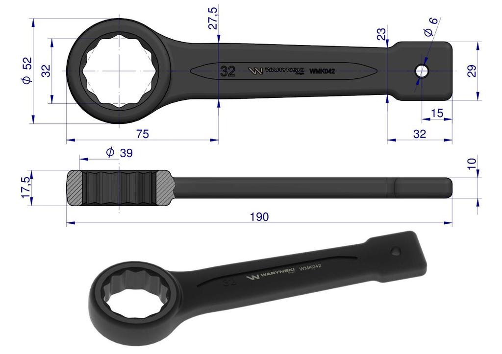 32 Waryński ring spanner