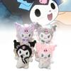 Adorable Cute Sanrio Lolita Kuromi Plush Toy Doll Soft Bag Charm Keychain