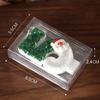 Christmas Happy Birthday Candles for Cake Decorating Supplies Unscented Number Candles Cake Topper Decorations