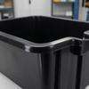 Oil Drain Pan Pouring Spout Parts Cleaning Pan Auto Maintenance Sleek Finish Garage Supply Black for Workshop