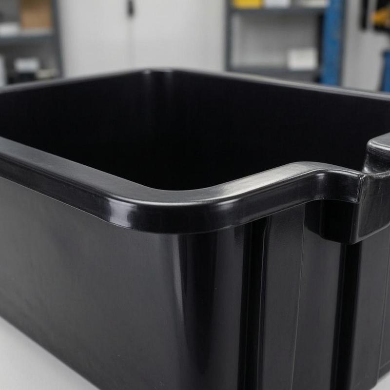 Oil Drain Pan Pouring Spout Parts Cleaning Pan Auto Maintenance Sleek Finish Garage Supply Black for Workshop