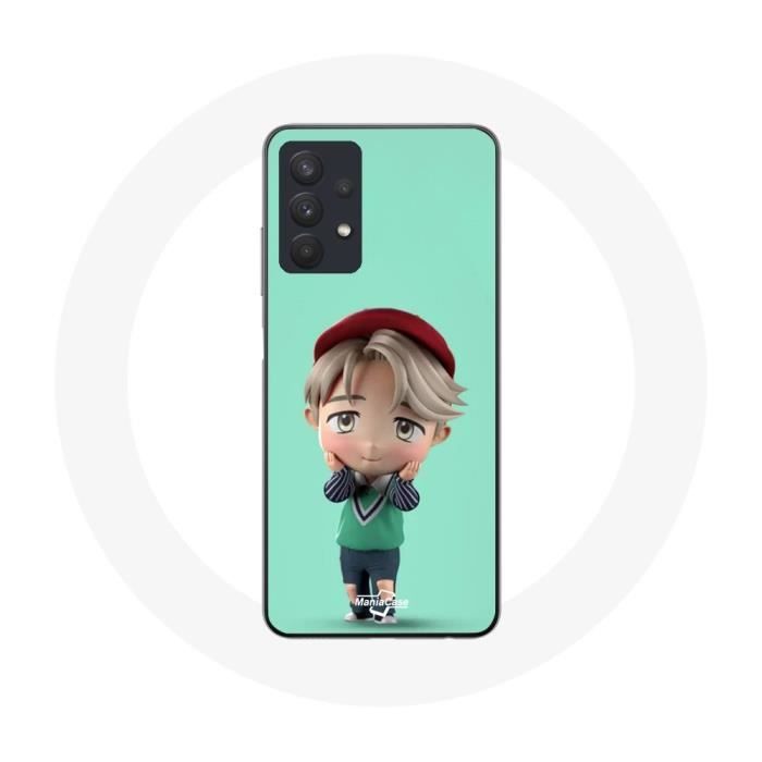 Coque - MANIACASE - Samsung Galaxy A32 5G - BTS TinyTAN Jimin - Souple - Synthétique