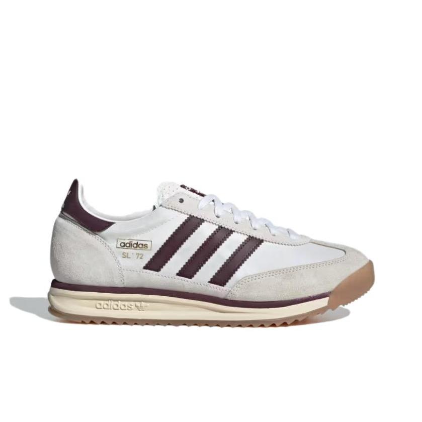 Adidas SL 72 RS Cloud White Maroon Unisex Sneakers Gum JH5645