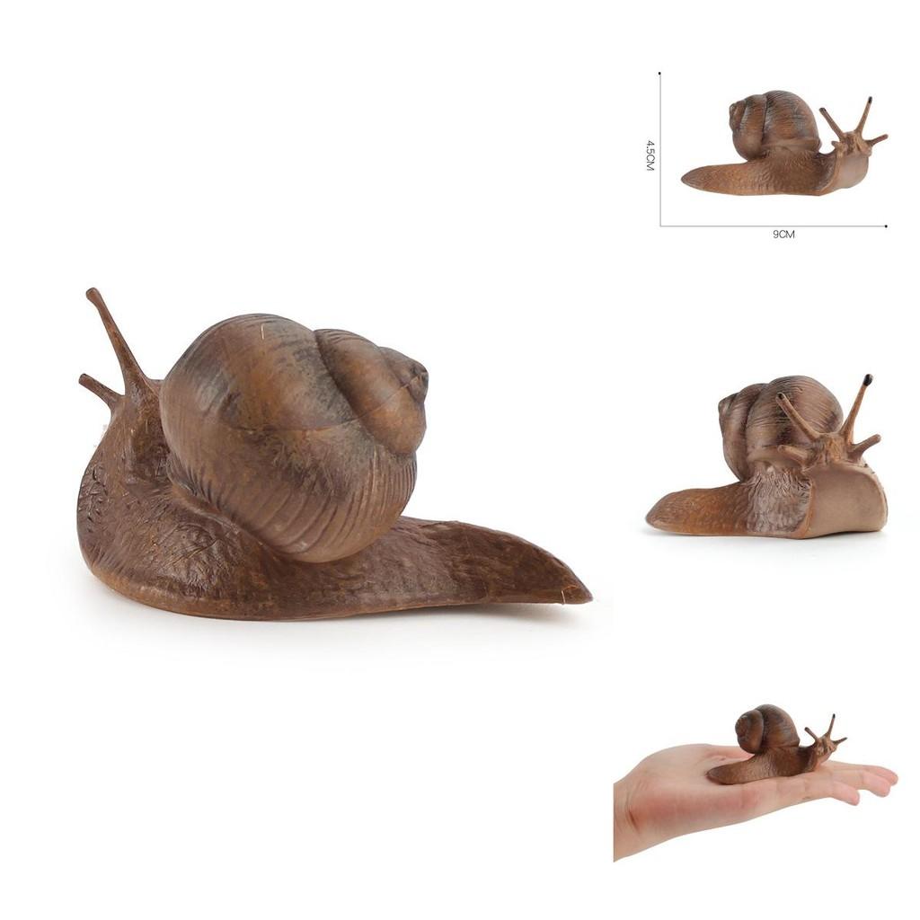 ПВХ Улитка Садовое Украшение Реалистичная Статичная Модель Животного Для Ландшафтного Дизайна Газона