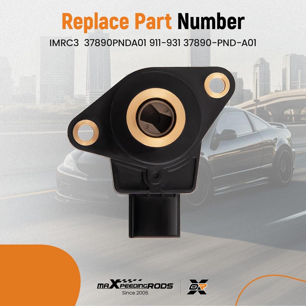 maXpeedingrods 37890-PND-A01 Intake Manifold Runner Control Valve, Intake Manifold Runner Control Motor, TPS Throttle Angle Position Sensor for Honda