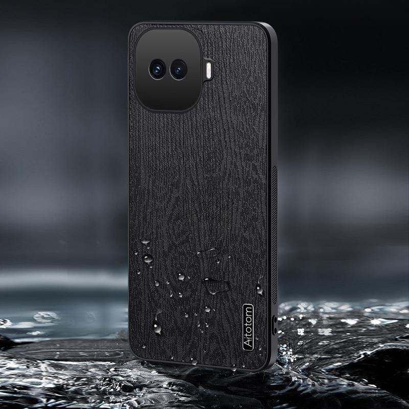 Чехол для Vivo iqoo 15R с текстурой дерева и дизайном из листьев Чехол-крышка для телефона VIVO IQOO 15R