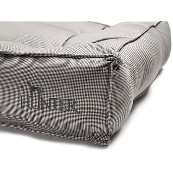 Canapé pour chien - Hunter - Lancaster - Gris - Rembourrage amovible - Tissu haut de gamme