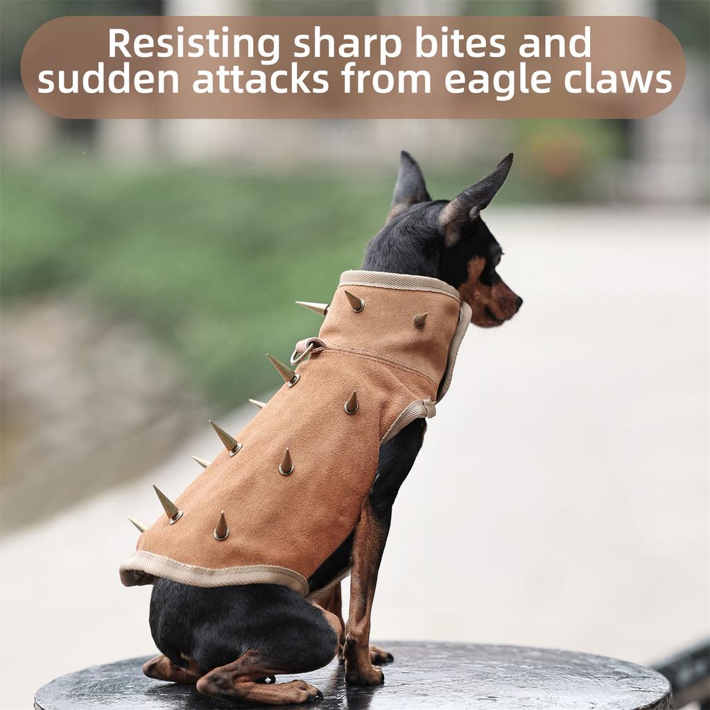 Высокопрочный износостойкий защитный жилет для маленьких собак Легкий дышащий сетчатый дизайн Снаряжение для безопасности на улице