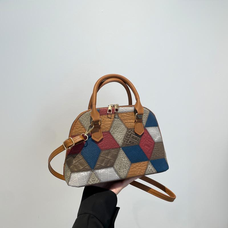 Высококачественные мягкие женские сумки-тоуты из искусственной кожи большой емкости, модные контрастные цветные сумки через плечо, роскошные женские сумки