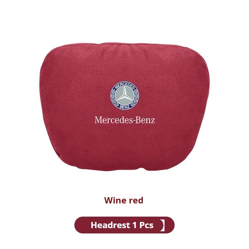 Mercedes-Benz A B C E S R Class GLB GLC GLE AMG CLA CLS SLC GLS SLS ML Car Headrest Neck Support Lumbar Rest Cushion Neck Pillow