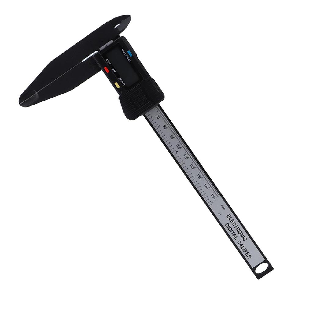 150mm/300mm Digital Caliper - Electronic Carbon Ruler with Extended Jaw for Precision Measurement Tool