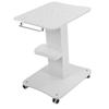 Beauty Instrument Stand Cart 3 Tier Rolling Storage Stand Mobile Cart with Wheel for Spa