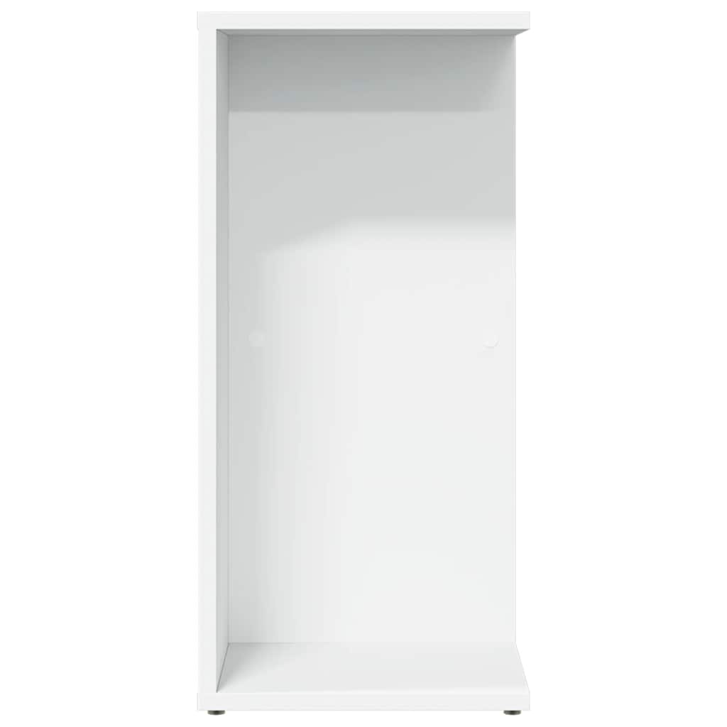 Vidaxl Stolik Nocny, Biała, 46,5X29X61 Cm, Materiał Drewnopochodny