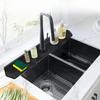 Foldable Sink Faucet Mat Non-Slip Faucet Drain Pad Kitchen Silicone Faucet Mat  Washbasin