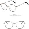 New Women Glasses Cat Eye Anti Blue Light Radiation Protection Eyeglasses Female Small Frame Eyewear Metal Girls Reading Glasses