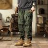 Мода 2025 Ретро Брюки карго Мужские Свободные Прямые Повседневные Брюки Мужские Спортивные Брюки