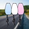 1 Pair Aluminum Zinc Zinc Alloy Motorcycle Rear View Mirror Blue Glass Handlebar Mirrors Electric Bikes