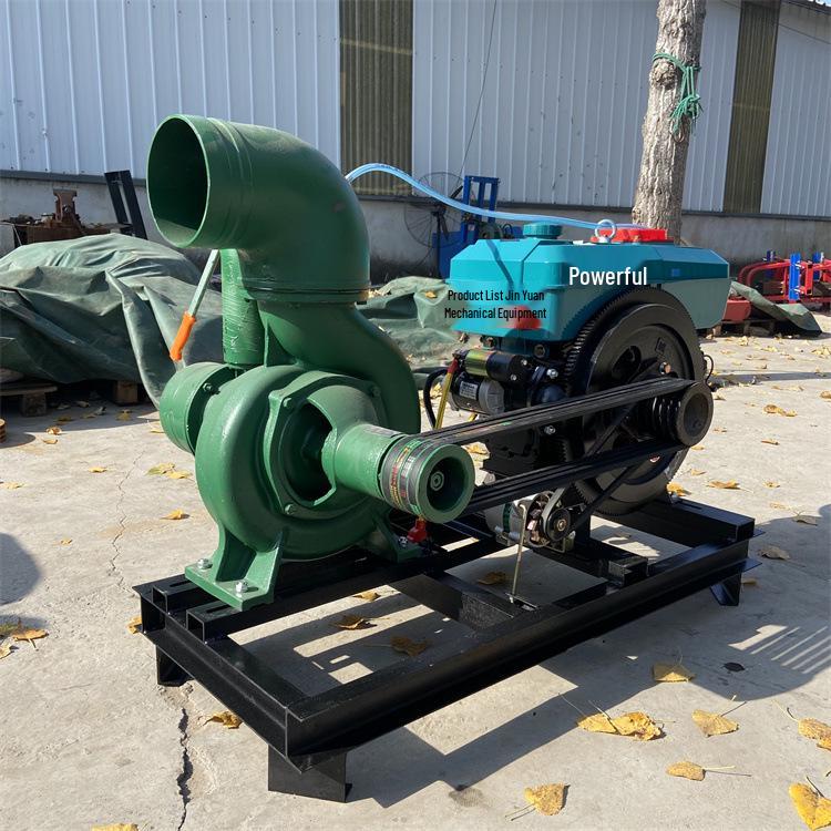 12-inch Mixed-Flow High-Head Irrigation Pump with Four-Cylinder Engine