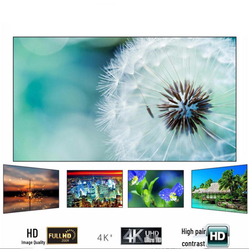 Laicai 100-inch Fixed Frame Anti-Light Projector Screen